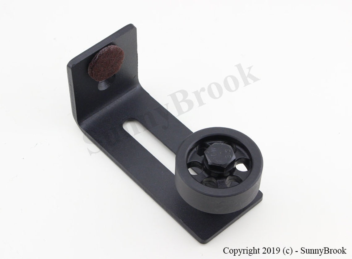 Wall Mount Barn Door Guide Wall Mount Barn Door Guide With Adjustable Axle and Felt Protection