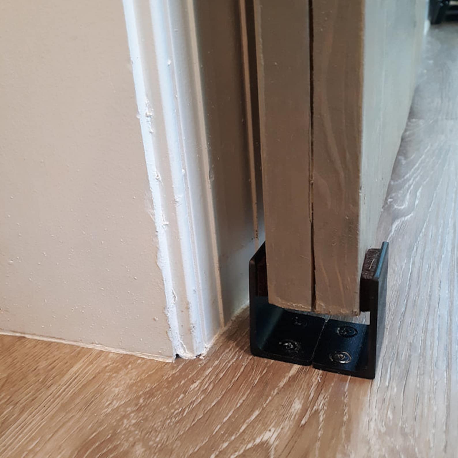 Barn Door Floor Guide Adjustable Floor Mount Door Guide for Etsy