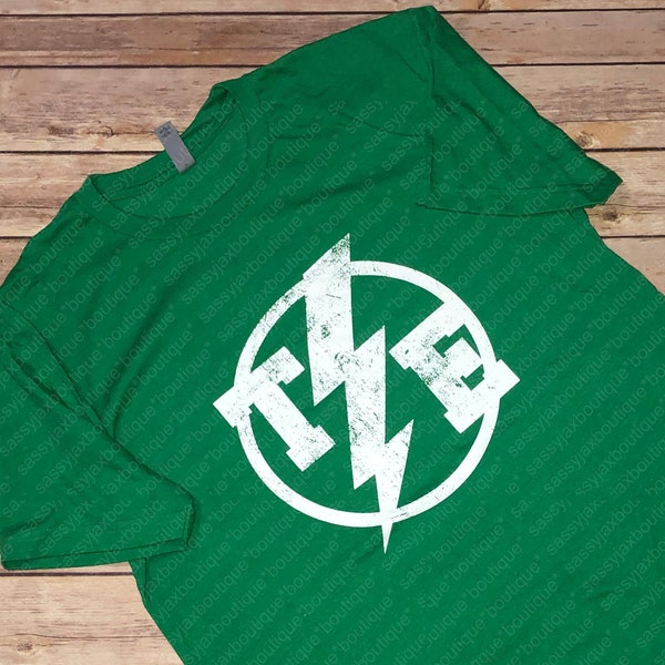 Thunder Extreme Spirit Wear ~~Green Distressed Logo Adult Sizes TEES~~