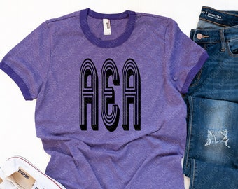 Purple Ringer Etsy