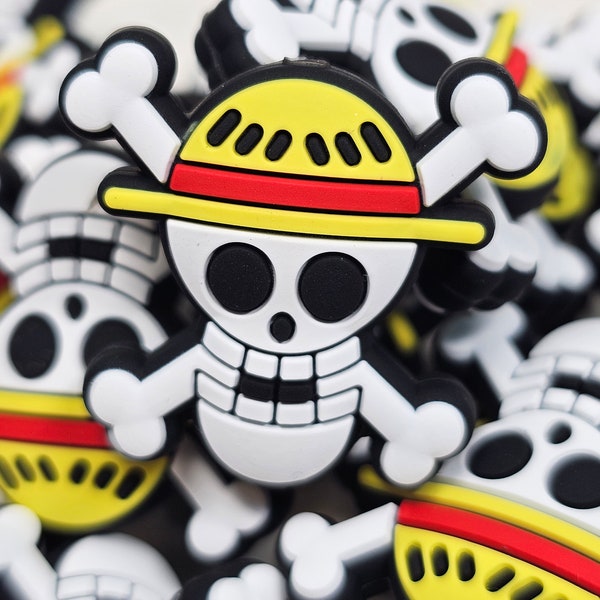 Pirate Jolly Silicone Focal Bead