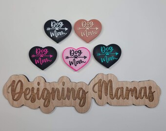 Dog Mom Silicone Focal Bead