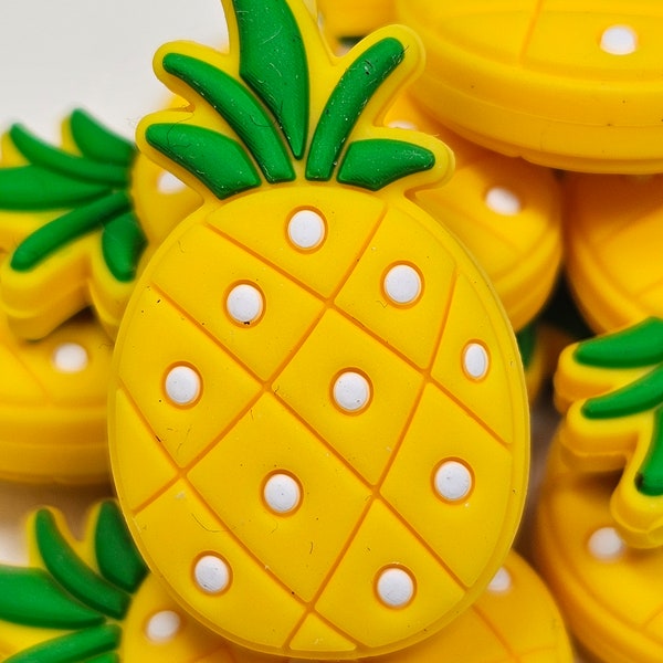 Pineapple Silicone Focal Bead