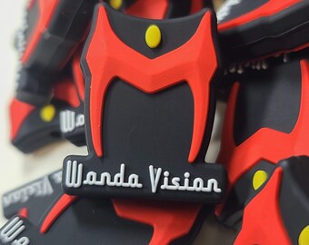 Wanda Super Hero Custom Silicone Focal Bead