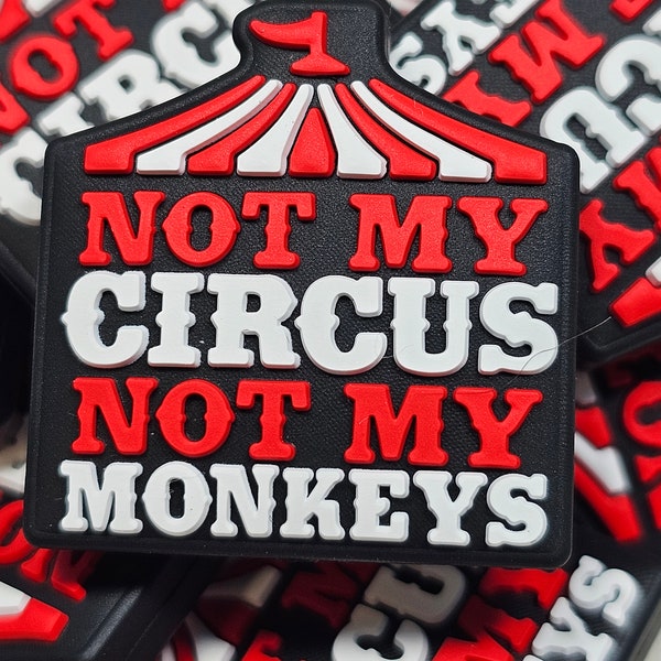 Not My Circus Silicone Focal Bead