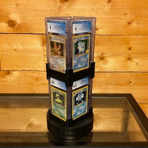 CGC 4-Wege-Stacking Graded Card Display Ständer für Pokemon One Piece Lorcana Yugioh Sports Slab Stackerz