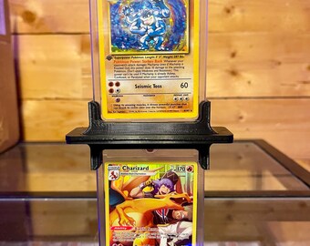 One Touch Stacking Card Display steht für Pokemon Yugioh Lorcana Sports Slab Stackerz