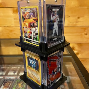 One Touch Card 4-Wege-Stacking Display steht Slab Stackerz Pokemon Sport Yugioh Lorcana