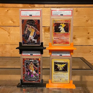 Suporte de exibição de cartão de empilhamento PSA para Pokémon One Piece Lorcana Yugioh Sports Slab Stackerz