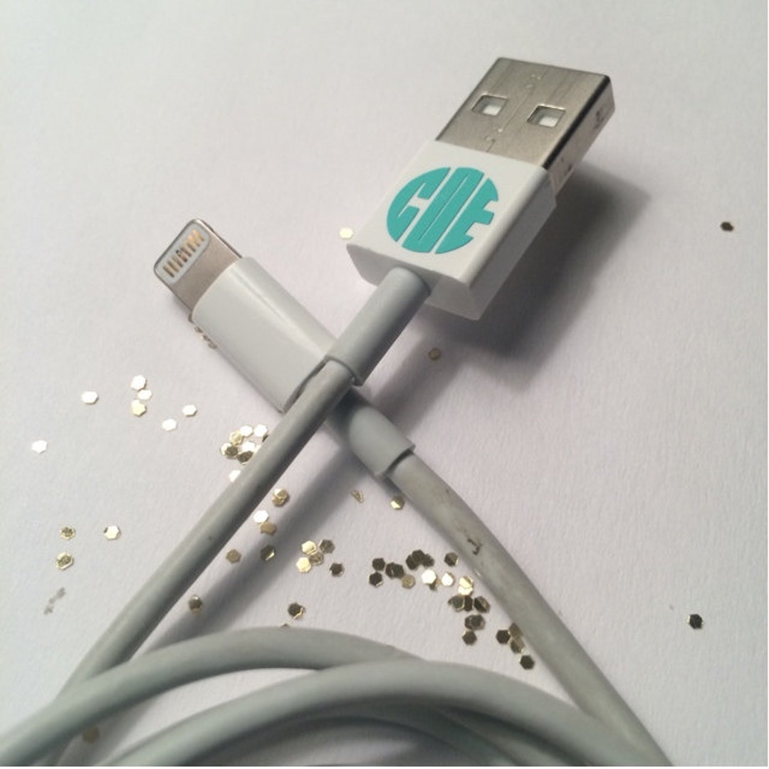 USB Monogram Decal set of 4 - Etsy