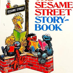 The Sesame Street Storybook, Jim Henson, 1971, Vintage Children&#39;s Book