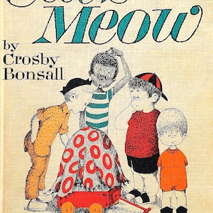 The Case of the Cat's Meow, Crosby Bonsall, 1965, Vintage Children's Weekly Reader Book, I Can Read Mystery, 1960s