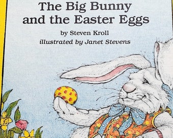 The Big Bunny and the Easter Eggs, 1982, Steven Kroll, Vintage 1980s Weekly Reader Children's Book