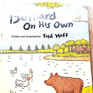 Bernard On His Own, Syd Hoff, 1993, Vintage Children&#39;s Book, Bear