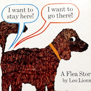 A Flea Story, Leo Lionni, 1977, Vintage Children&#39;s Book, Gift
