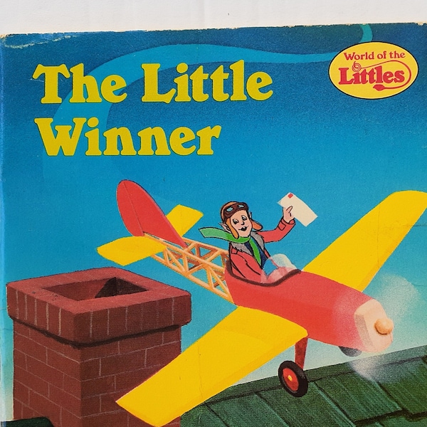 The Little Winner, World of the Littles, Vintage 80s Kids Book, 1984, Saturday Morning Cartoon