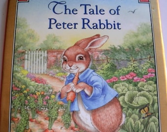 The Tale of Peter Rabbit, Beatrix Potter, Robyn Officer, Vintage 90s Children’s Book, 1993