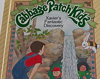 Cabbage Patch Kids, Xavier’s Fantastic Discovery, Vintage Kids Book, 1984, 80s