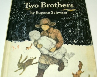 Two Brothers, Weekly Reader, Eugene Schwarz, Vintage 1970s Children’s Book, 1973