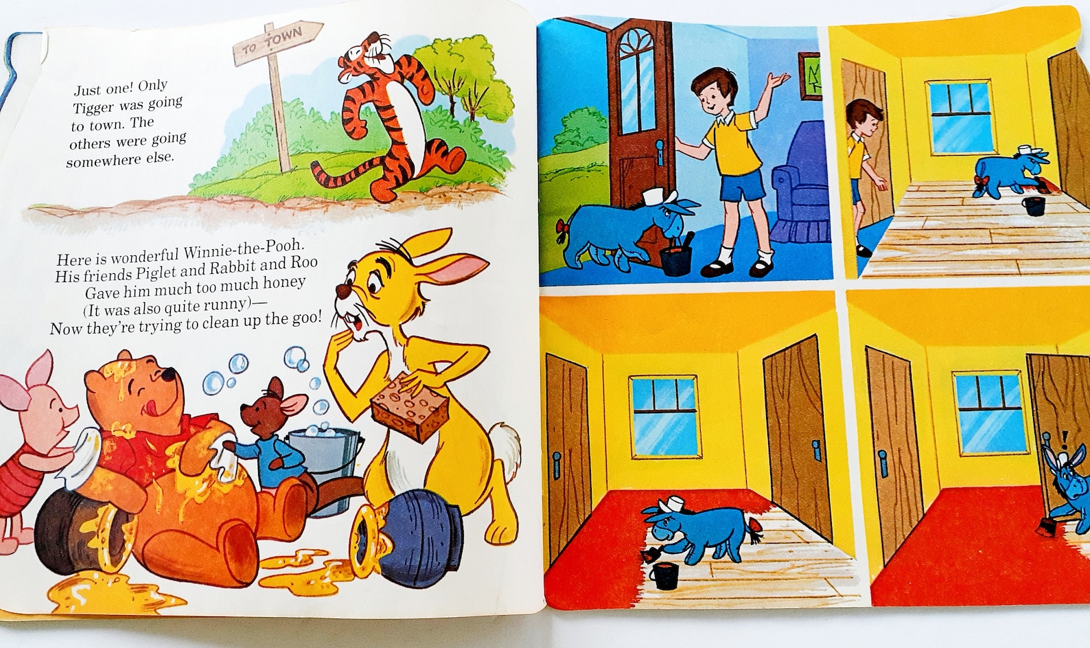 Winnie the Pooh Jokes and Riddles, 1979, Hunny Pot, Vintage Golden ...