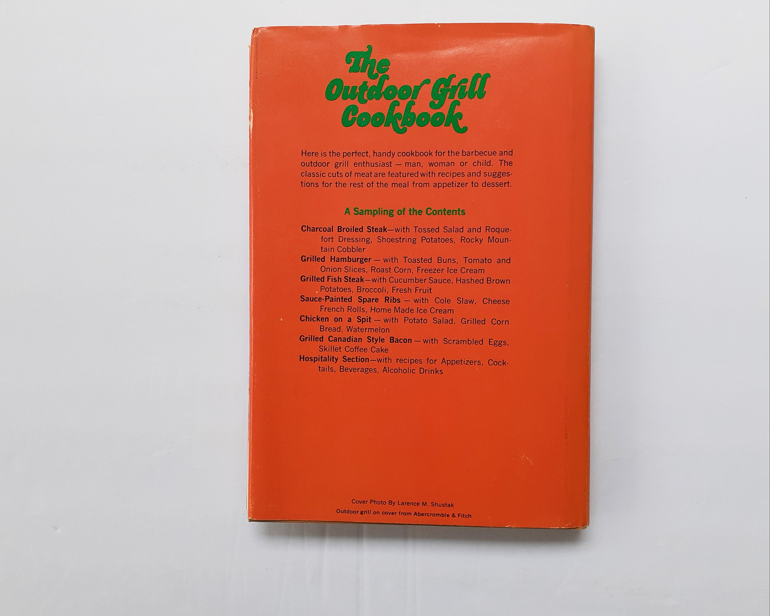 The Outdoor Grill Cookbook 1960 Vintage 1960s - Etsy