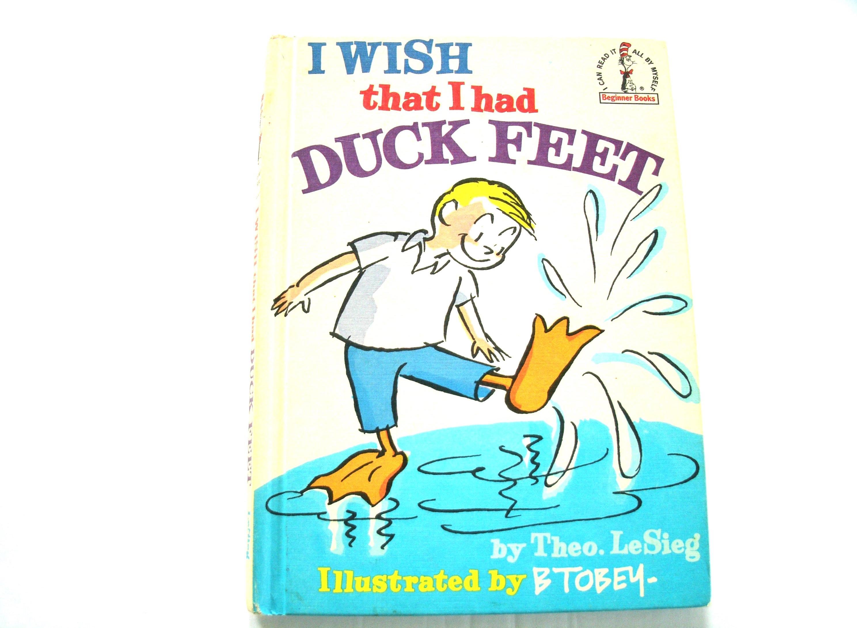 I Wish That I Had Duck Feet, Dr. Seuss, 1965, Vintage 1960s