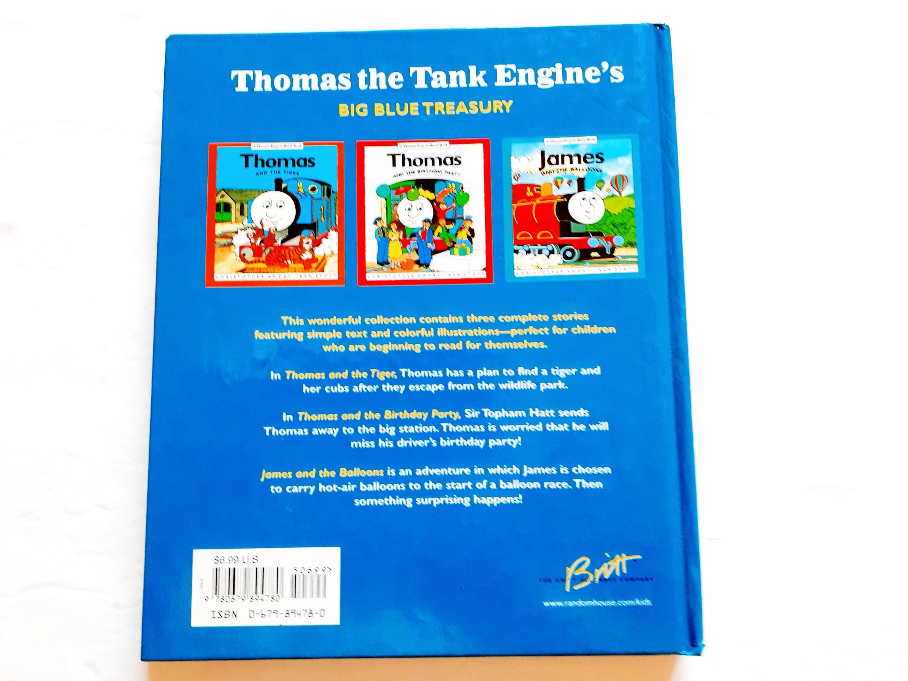 Vintage Thomas the Tank Engine Book, Big Blue Treasury 1995 - Etsy