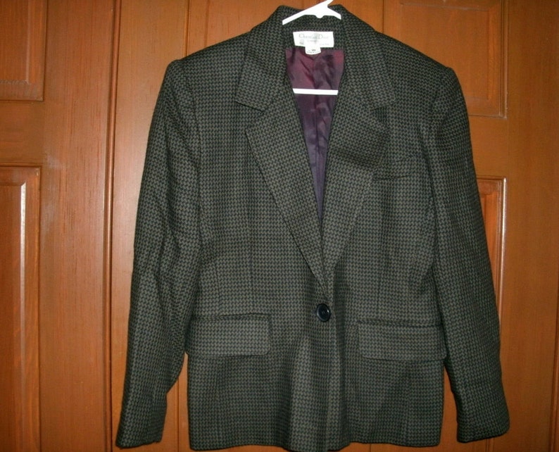 vintage christian dior blazer