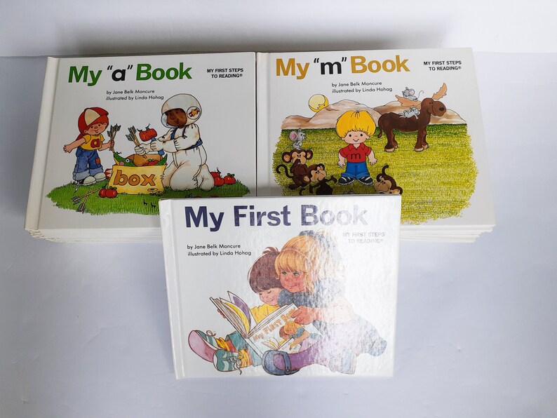 Vintage My First Steps shops to Reading Books Jane Moncure Complete Set