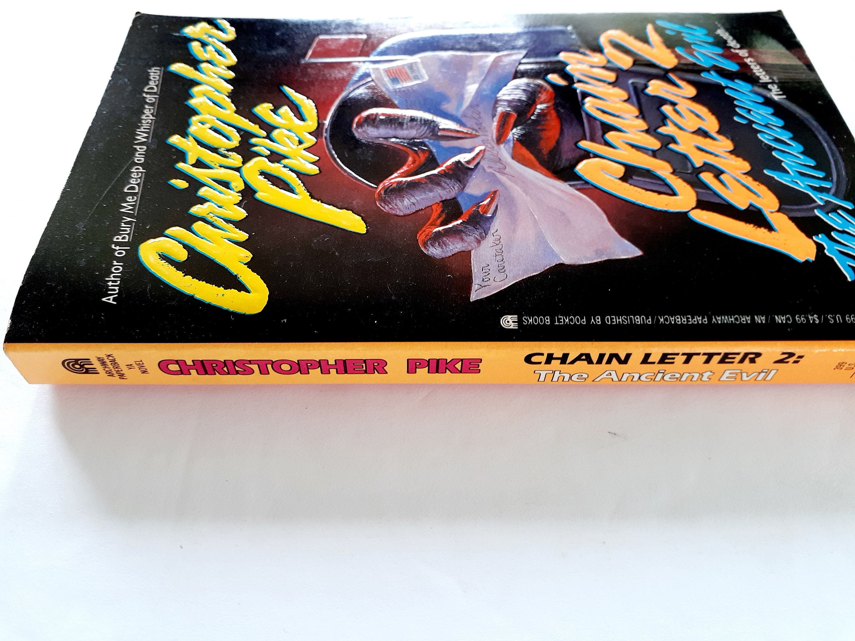 Chain Letter 2, the Ancient Evil, Christopher Pike, 1992, Vintage 90s ...