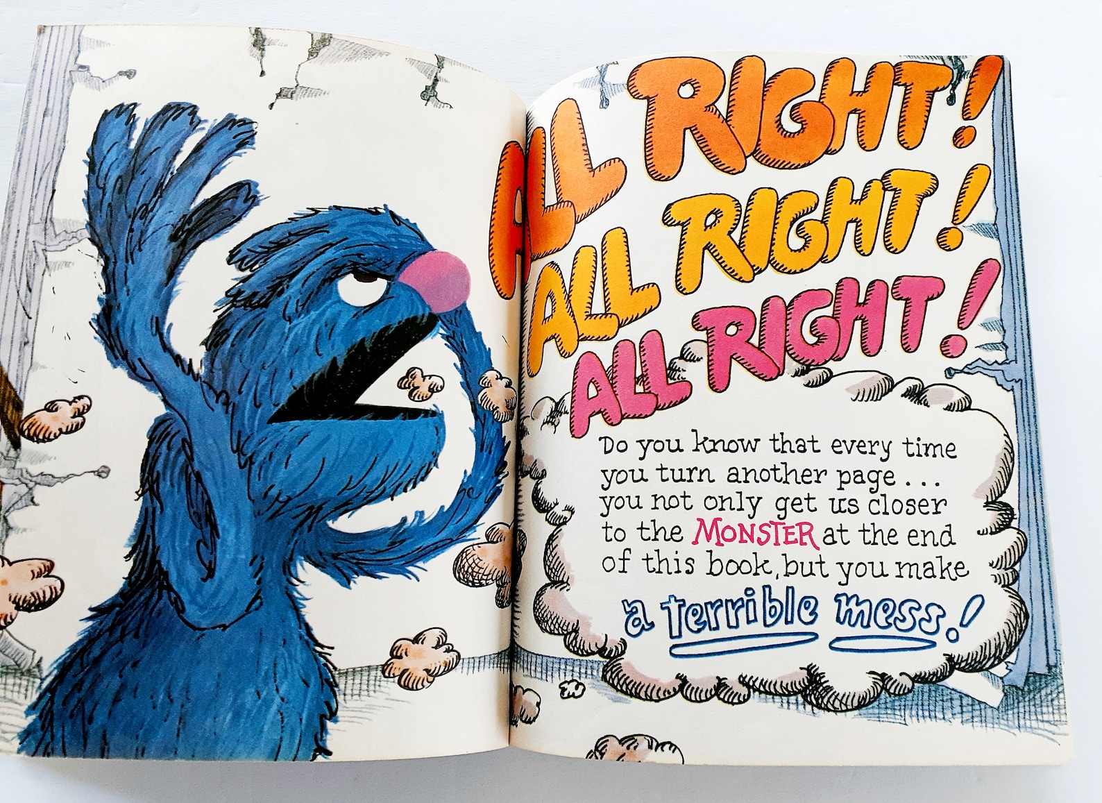 The Monster at the End of This Book, 1976, Vintage Sesame Street - The Other Monster At The End Of This Book