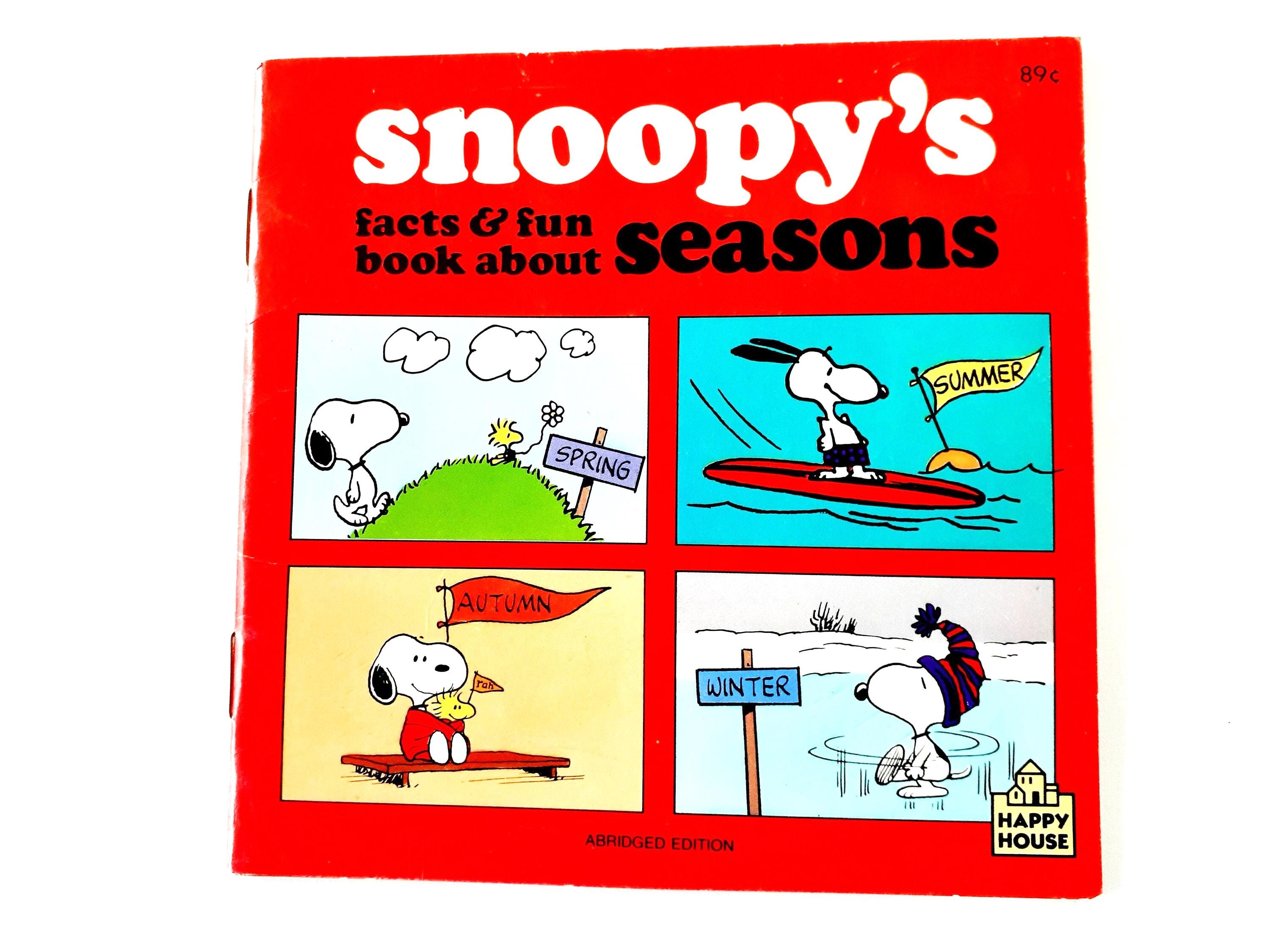 Snoopy's Facts and Fun Book About Seasons, Charles M Schulz, 1983