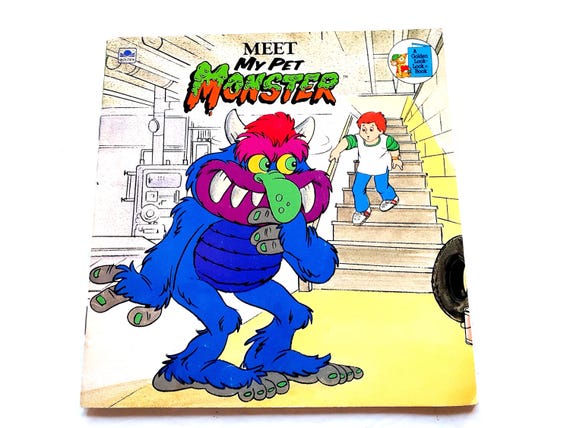 Meet My Pet Monster, 1986, Vintage 80s Kids Book - Etsy