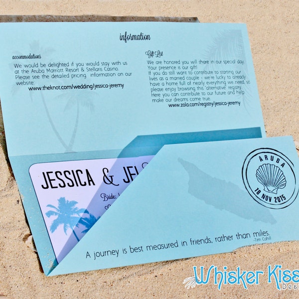 Boarding Pass Wedding Invitation, Save the Date, Travel Theme, Destination Wedding, Ticket, Passes, Beach, Aruba, Mexico, Dominican, Cruise