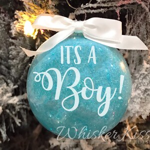 its a boy christmas ornament