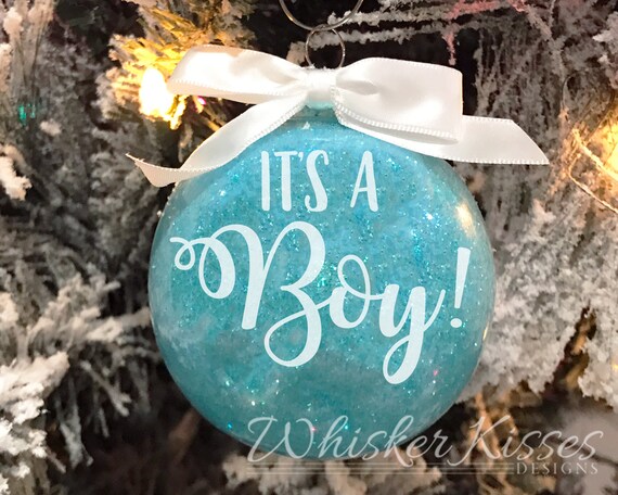 Gender Reveal Ornament It's a Boy 