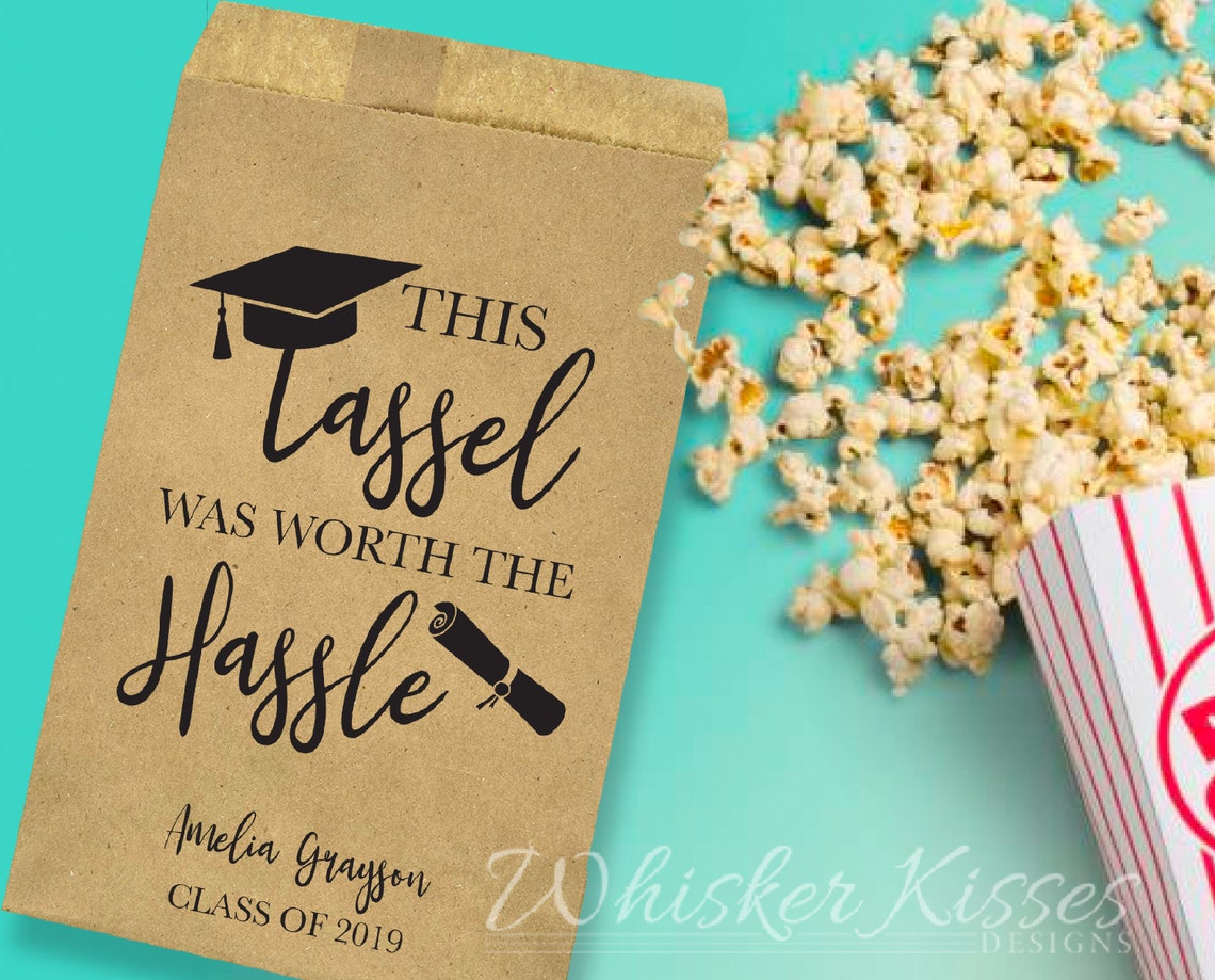 Graduation Favor Bag Candy Buffet Bags New Grad Bags Etsy
