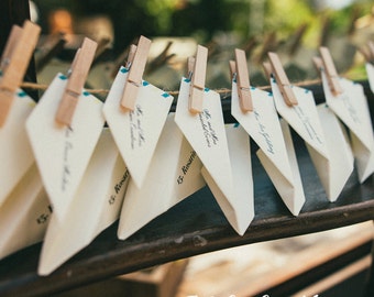 Airplane Wedding Escort Card, Aviation Wedding, Our Greatest Adventure Wedding, Paper Airplane Seating Cards,Destination Wedding,Pilot Theme