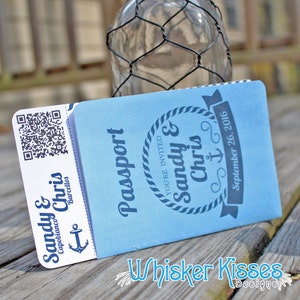 Pass-Hochzeitseinladungen, Reise, Nautik, Kreuzfahrt, Tropisch, Insel, Strand-Hochzeitseinladungen, fliegen Sie weg zum Paradies