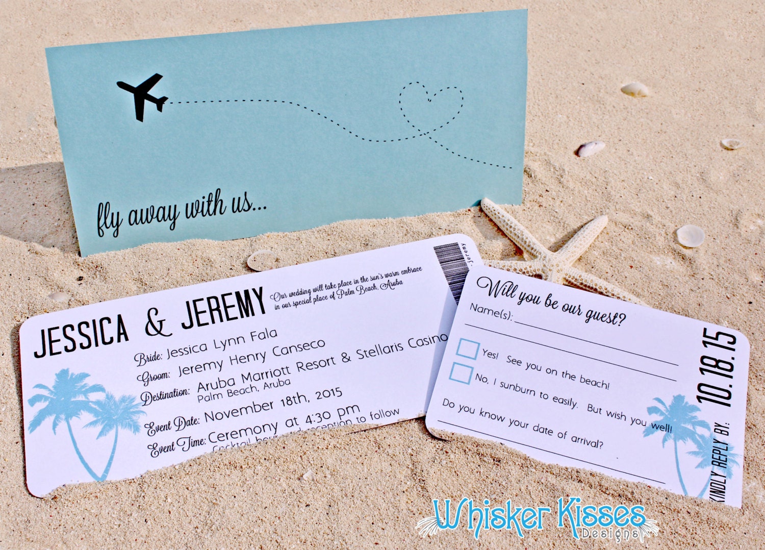 Boarding Pass Wedding Invitation Save the Date Travel Theme - Etsy