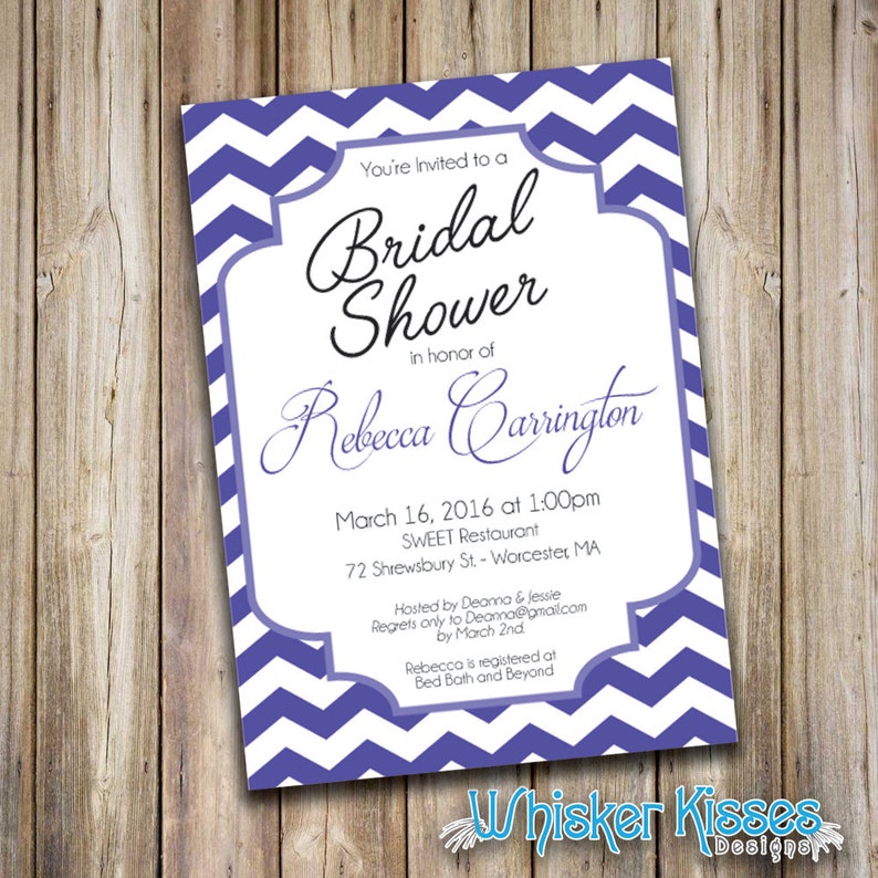 Bridal Shower Wedding Invitation Miss To Mrs Bridal Brunch Etsy
