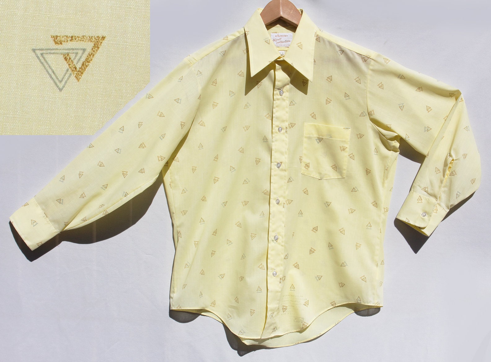 70s Arrow Kent Shirt - Etsy