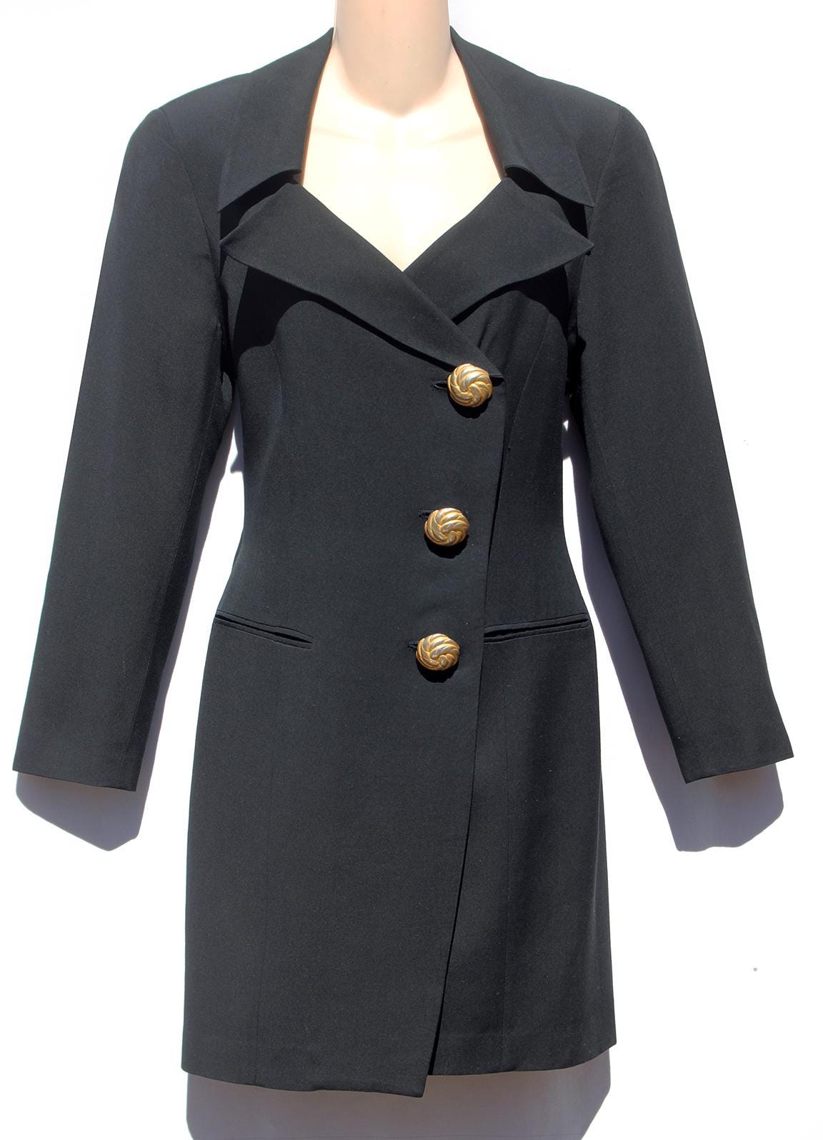 Veste Femme Tahari Taille 8 En Laine 100% - Occasion Très Bon état, Couleur Noire, Doublée, Fabriquée Aux USA