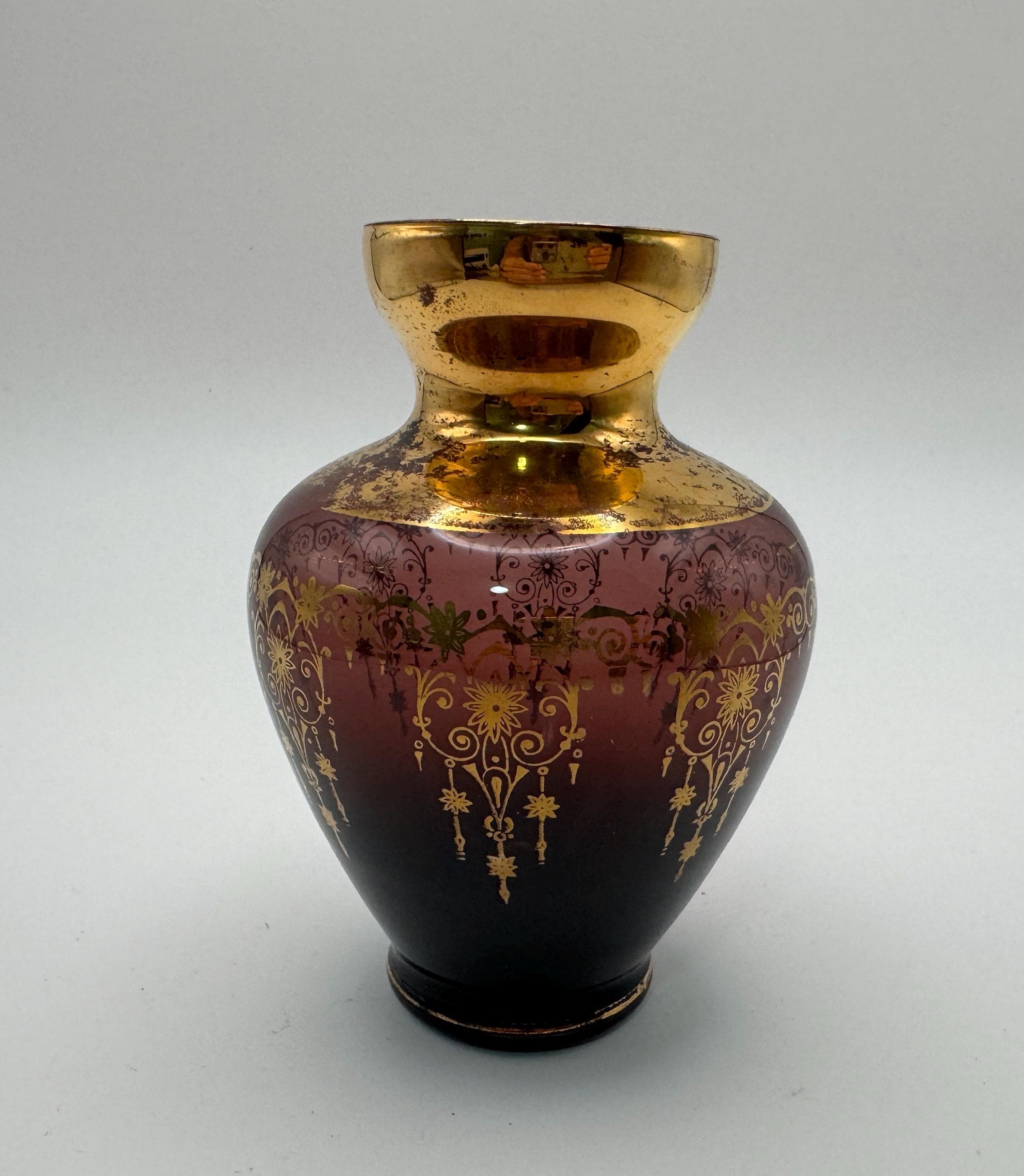 24k gold vase - Etsy 日本