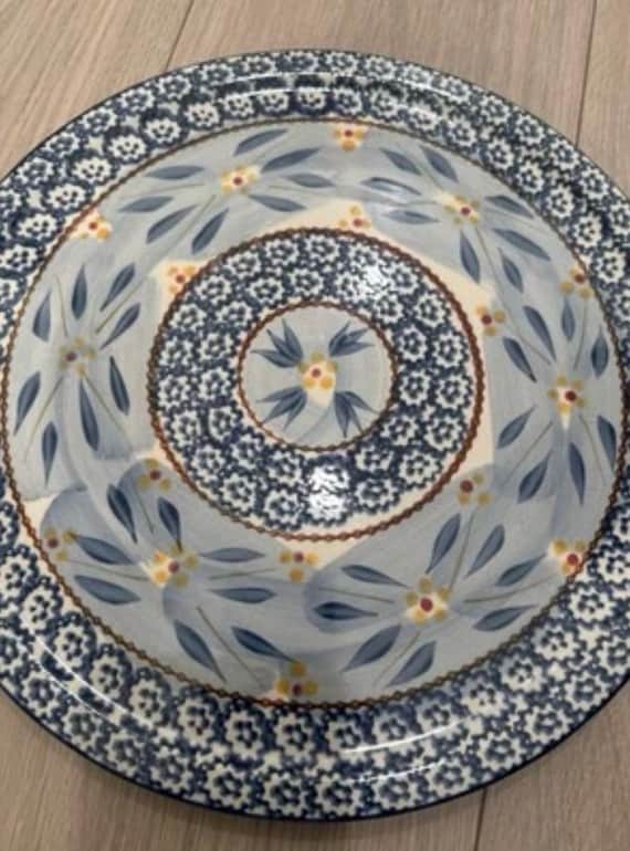 Temp-tations by Tara オールドワールドブルー 12インチ トレイ