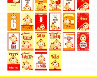 Free Free 177 Baby Milestone Cards Svg SVG PNG EPS DXF File