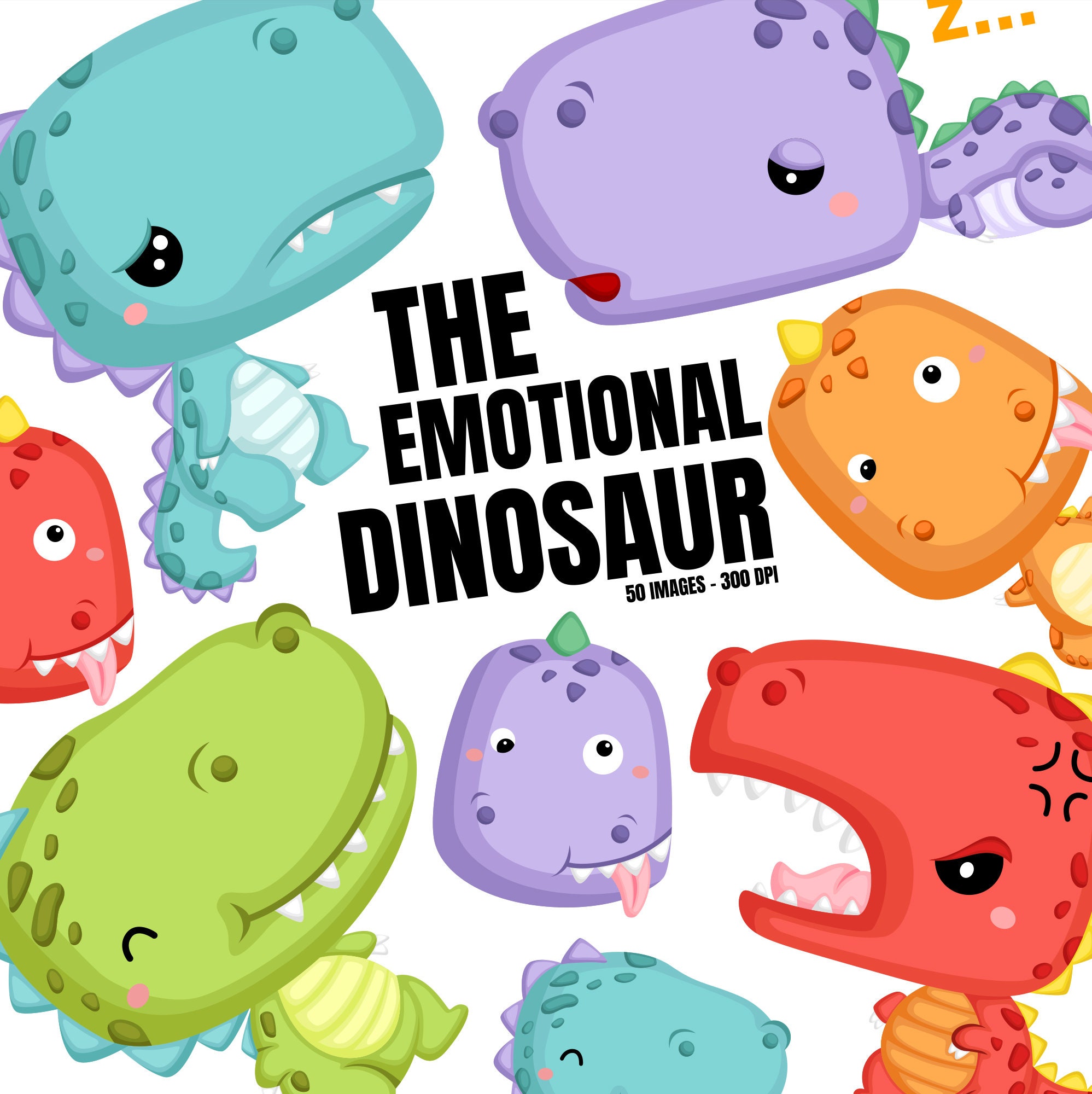 Download Jurassic Animal Clipart Cute Dinosaur Clipart Emotion Clipart Free Svg On Request