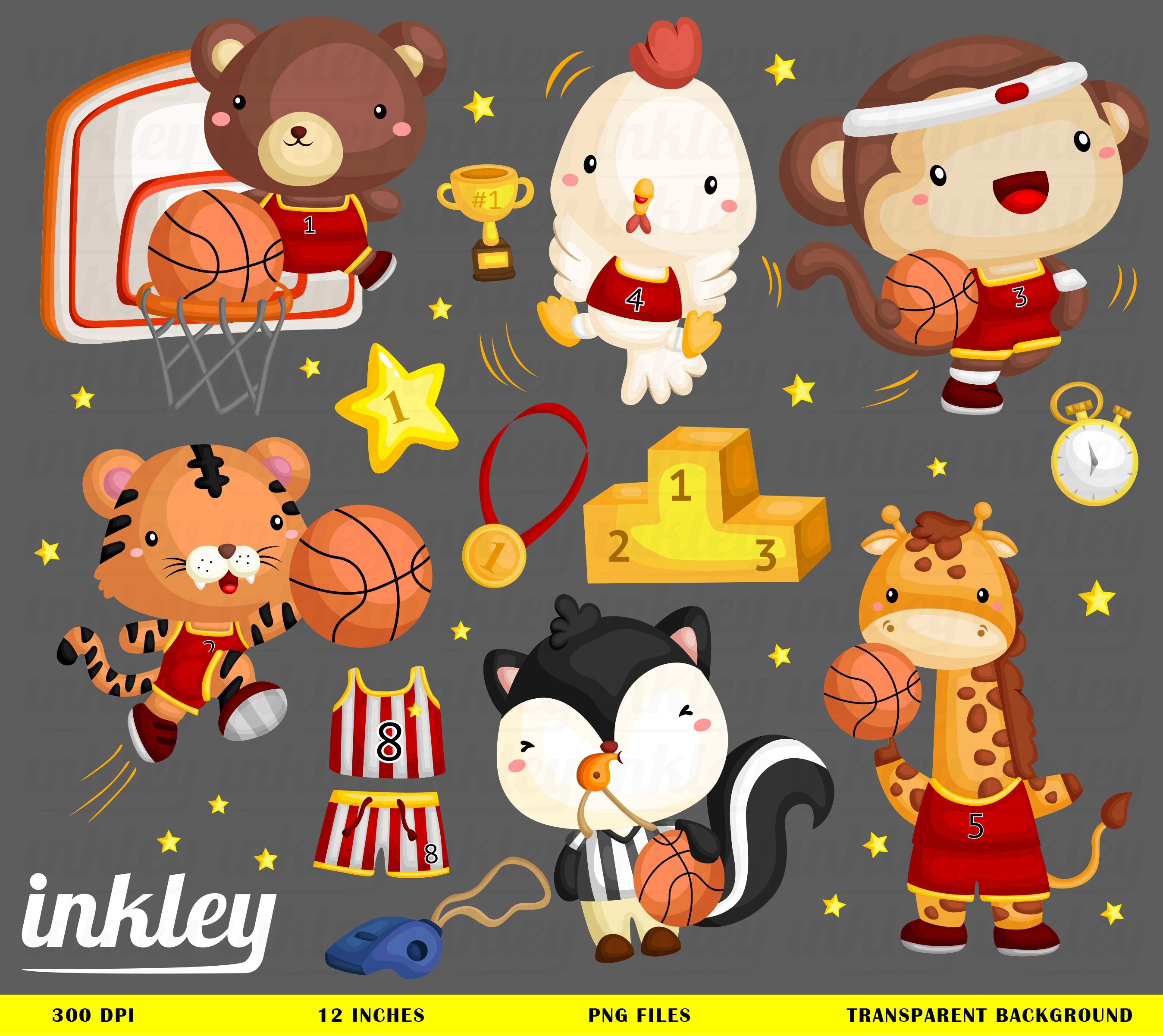 Animal Basketball Clipart Animal Basketball Clip Art Animal