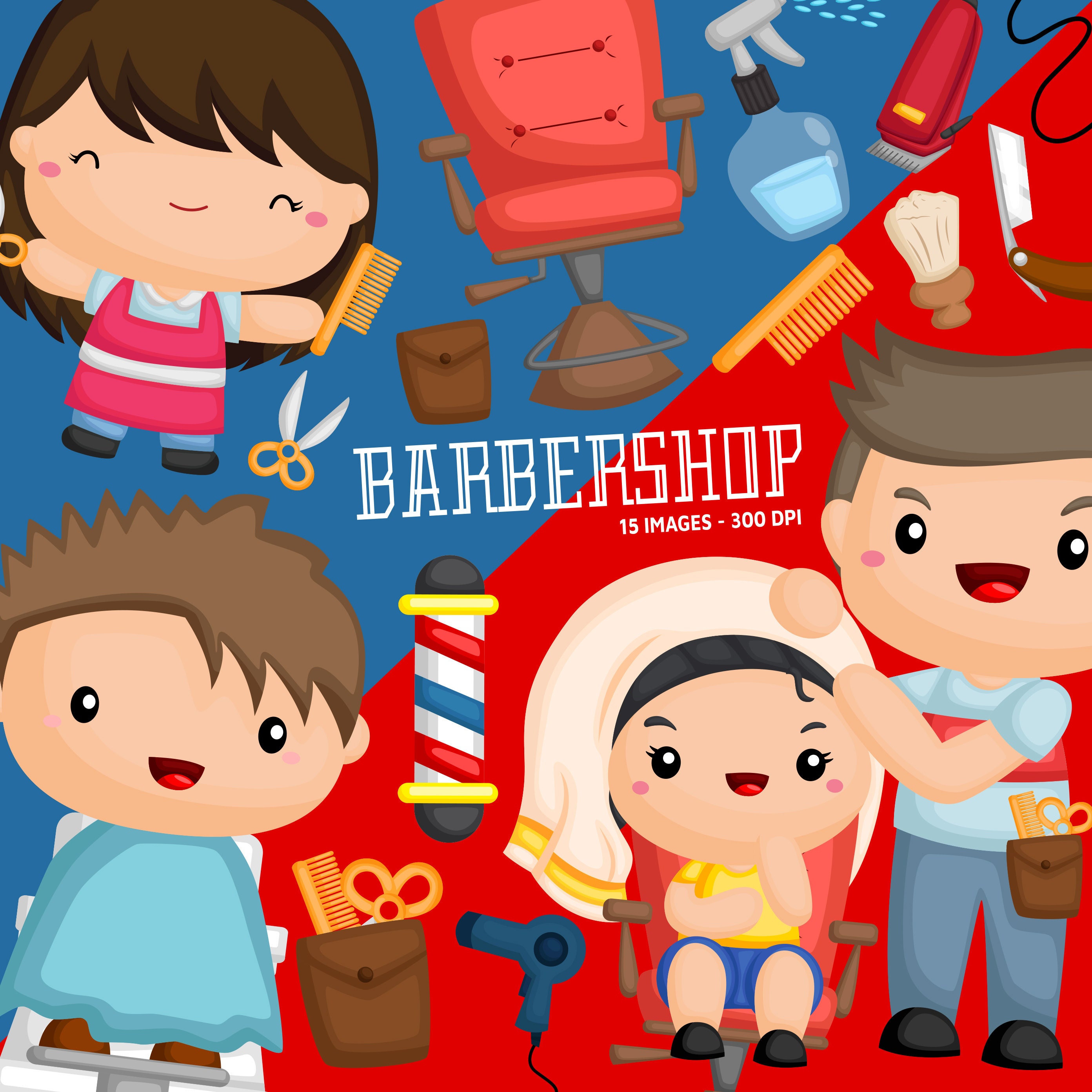 Download Hairdresser Salon Clipart Barbershop Clip Art Job And Occupation Free Svg On Request