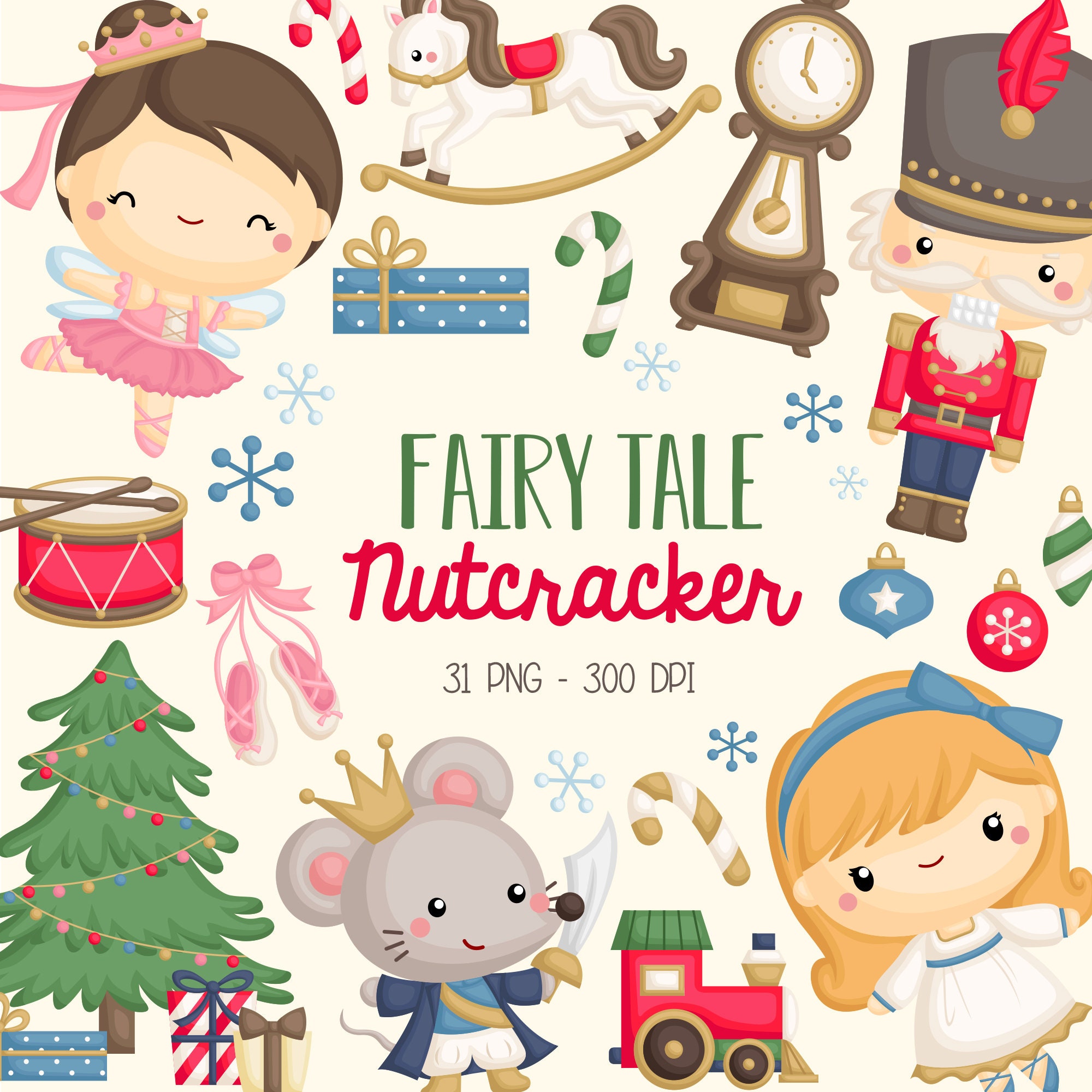 Download Nutcracker Ballet Clipart Cute Fairy Tale Clip Art Kids Story Free Svg On Request